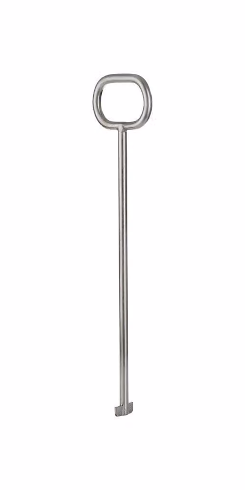 Sollevatore per chiusini HÄRKE l.600mm c.piede asolato zincato - 48003