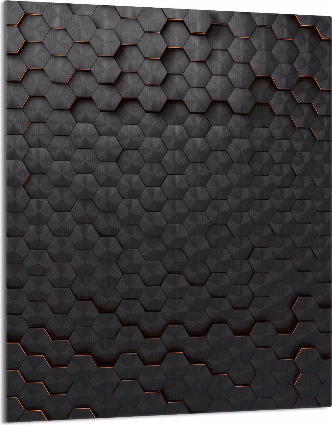 Piastra copriforno 40x52 Coperchio per piano cottura in Vetroceramica Paraspruzzi Piastra in vetro Tagliere decorativo, motivo nero