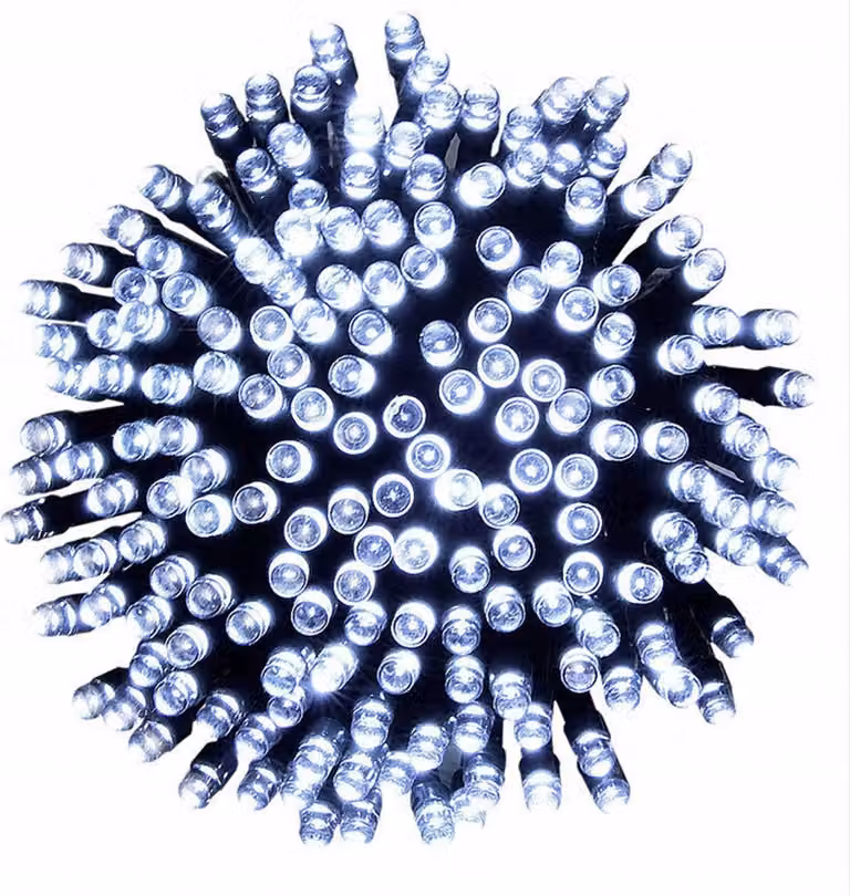 Luci di Natale solari per esterni, 100 LED