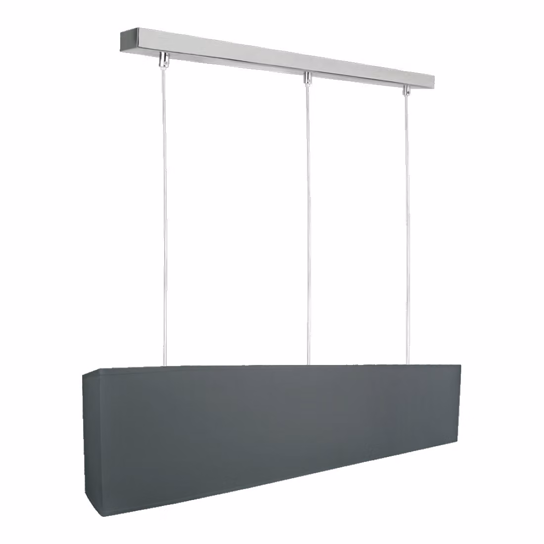 AKIRA lampada a sospensione 3xE27/40W, cromo/grigio L: 940, H: 1000, dimmerabile