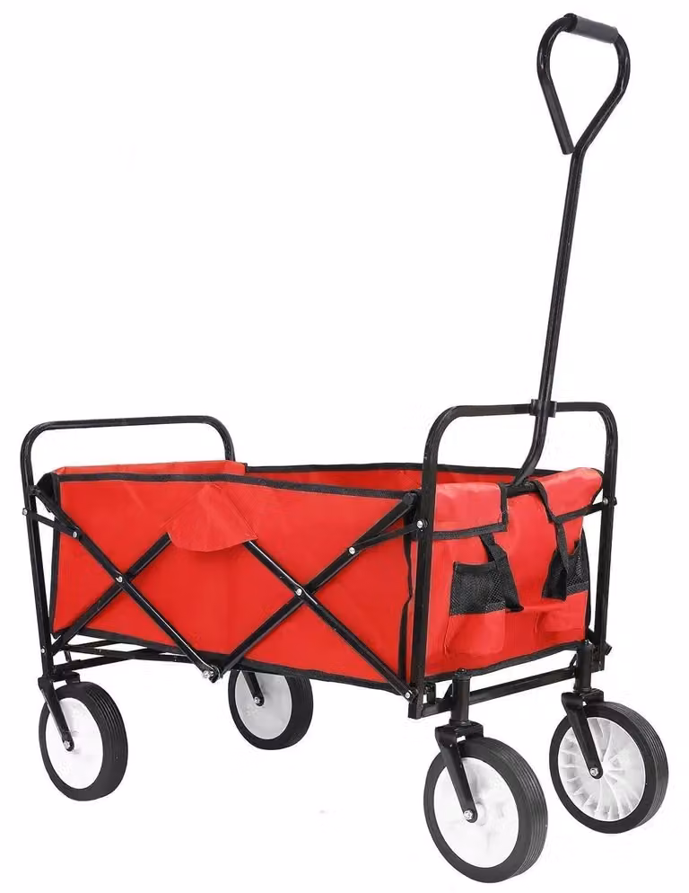 Carrello da giardino pieghevole - Carrello per il giardino - Carrello pieghevole - Carrello da giardino - 262 litri - Carrello per il giardino - Carrello da giardino pieghevole