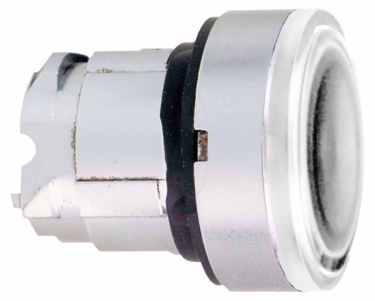 Pulsante illuminato, modulo LED bianco - Pulsantiera bianca IP66 ZB4BW313