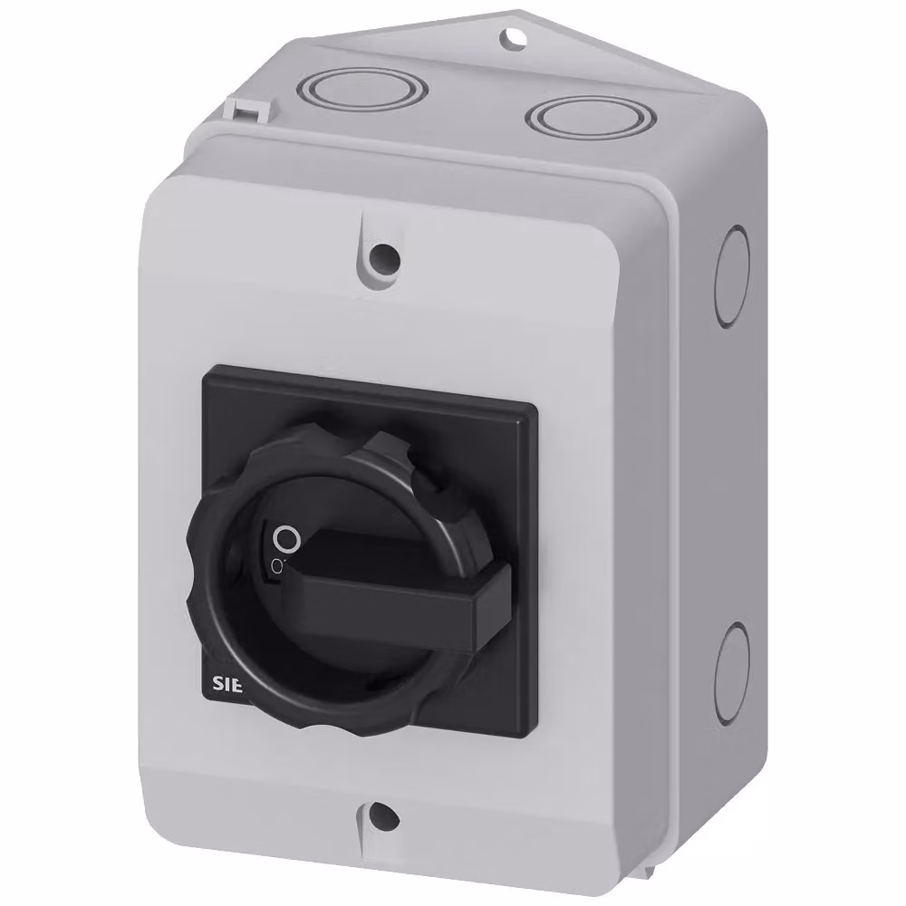 Siemens 3LD2264-0TB51 3P Interruttore elettrico nero (3LD2264-0TB51)