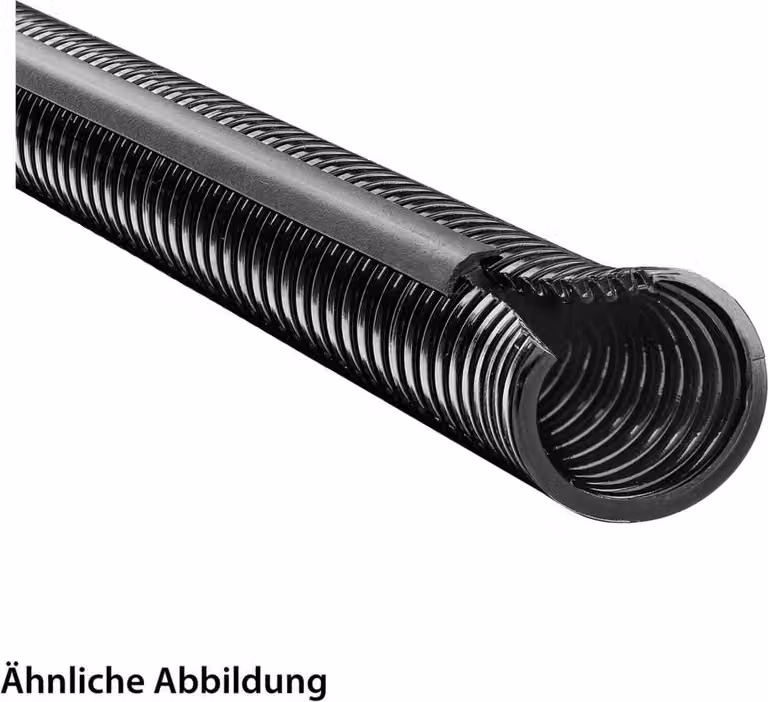 Tubo di plastica ondulato, nero - Tubo di plastica ondulato 42,5 mm FLEXAzip AD42,5 10m