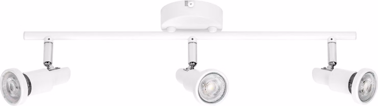 OSRAM LED SPOT GU10 3 x 3,4W, 690lm, bianco, temperatura di colore 2.700K, colore della luce bianco caldo, design senza tempo, lampada LED sostituibile, ideale per interni, CRI 90, teste regolabili