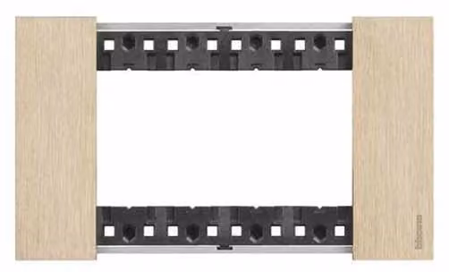 Placca Bticino Living Now 4 Moduli colore Oro KA4804ZW