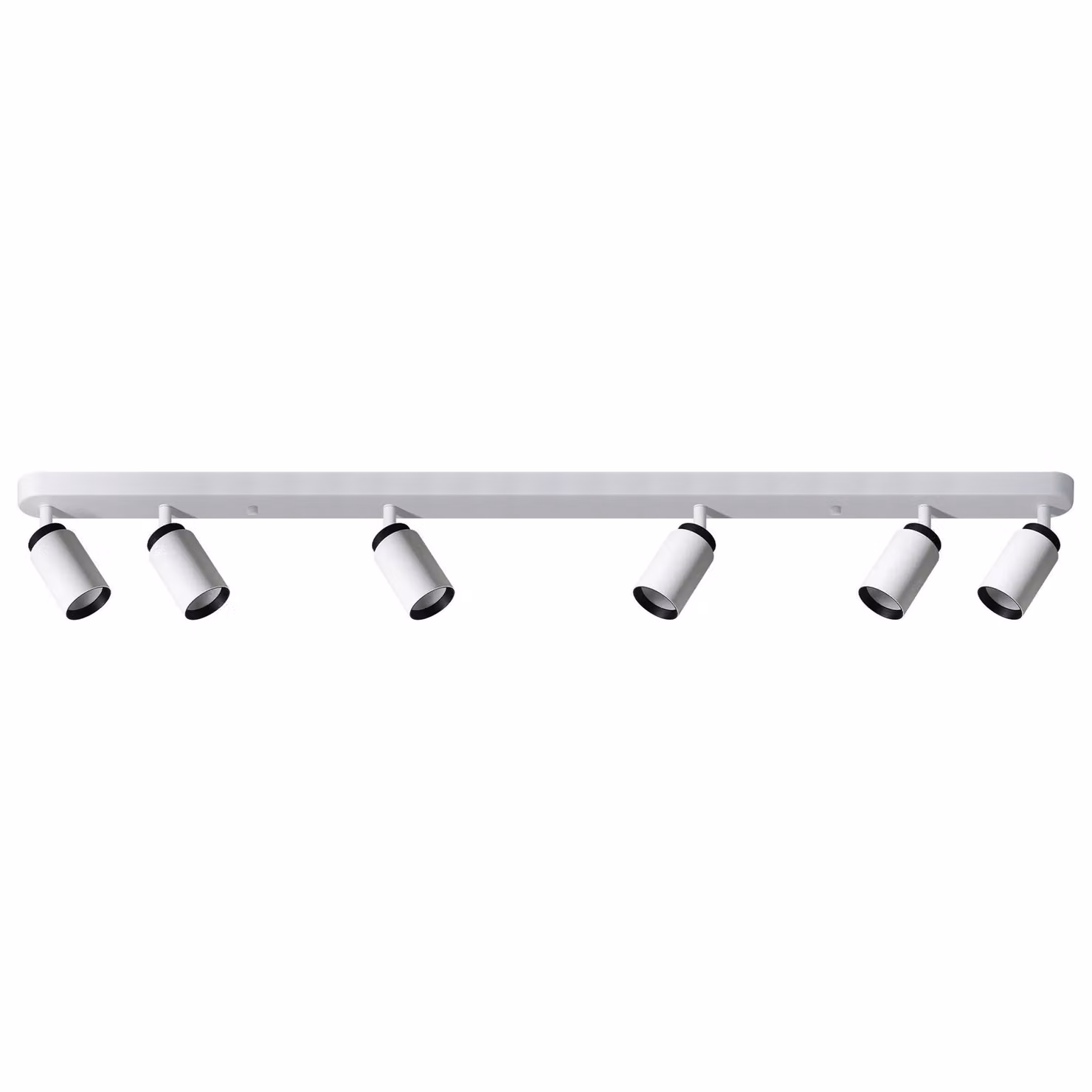 Faretto da soffitto a sei luci MALGA 6 DUO IP20 6×GU10 220–240 V bianco-nero