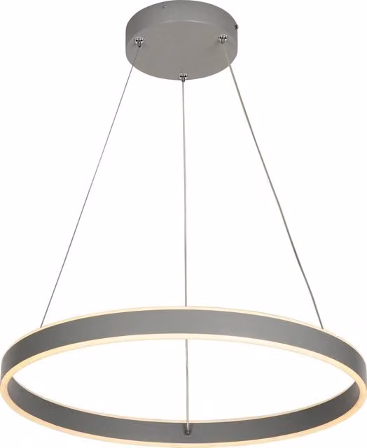 Lampada a sospensione Rabalux Othello LED 36W grigia con telecomando e regolazione intensità luce