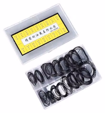 Kit di riparazione orologi - Set di guarnizioni con 180 pezzi - O-ring per orologi