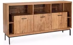 Madia MANGAL Bizzotto in legno marrone stile industrial L: 175 cm