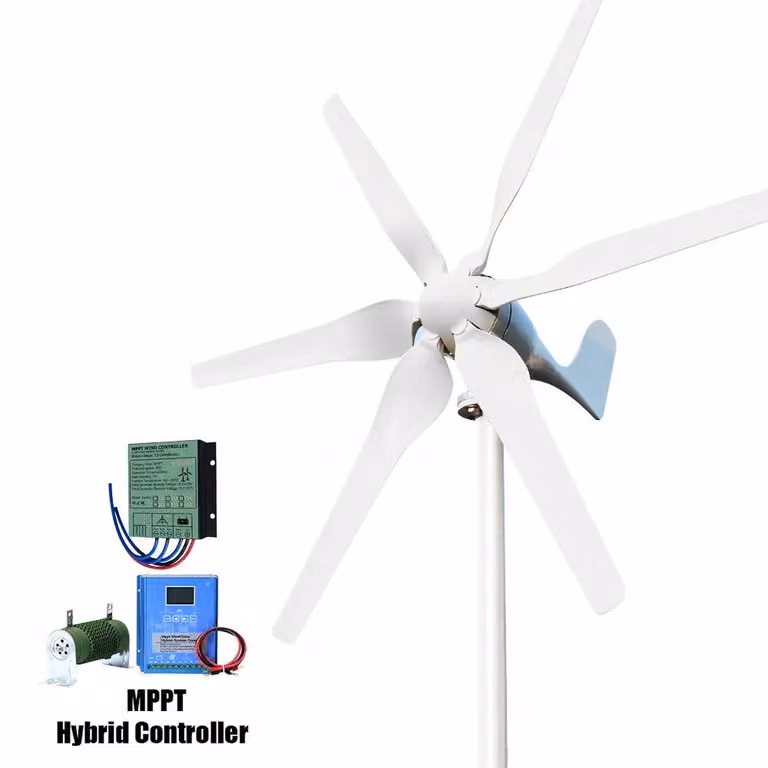 Turbina eolica da 3000W - Generatore eolico verticale - Turbina eolica - Generatore di energia - Sistema di energia eolica