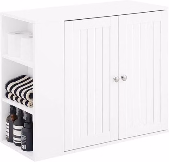 Cassa d'armadio per bagno - cassettiera per medicinali - contenitore di stoccaggio - materiale MDF - organizza cosmetici - 75 cm x 60 cm x 30 cm