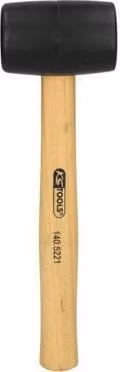 KS-Tools 140.5221-E Mazzetta in gomma, 300g
