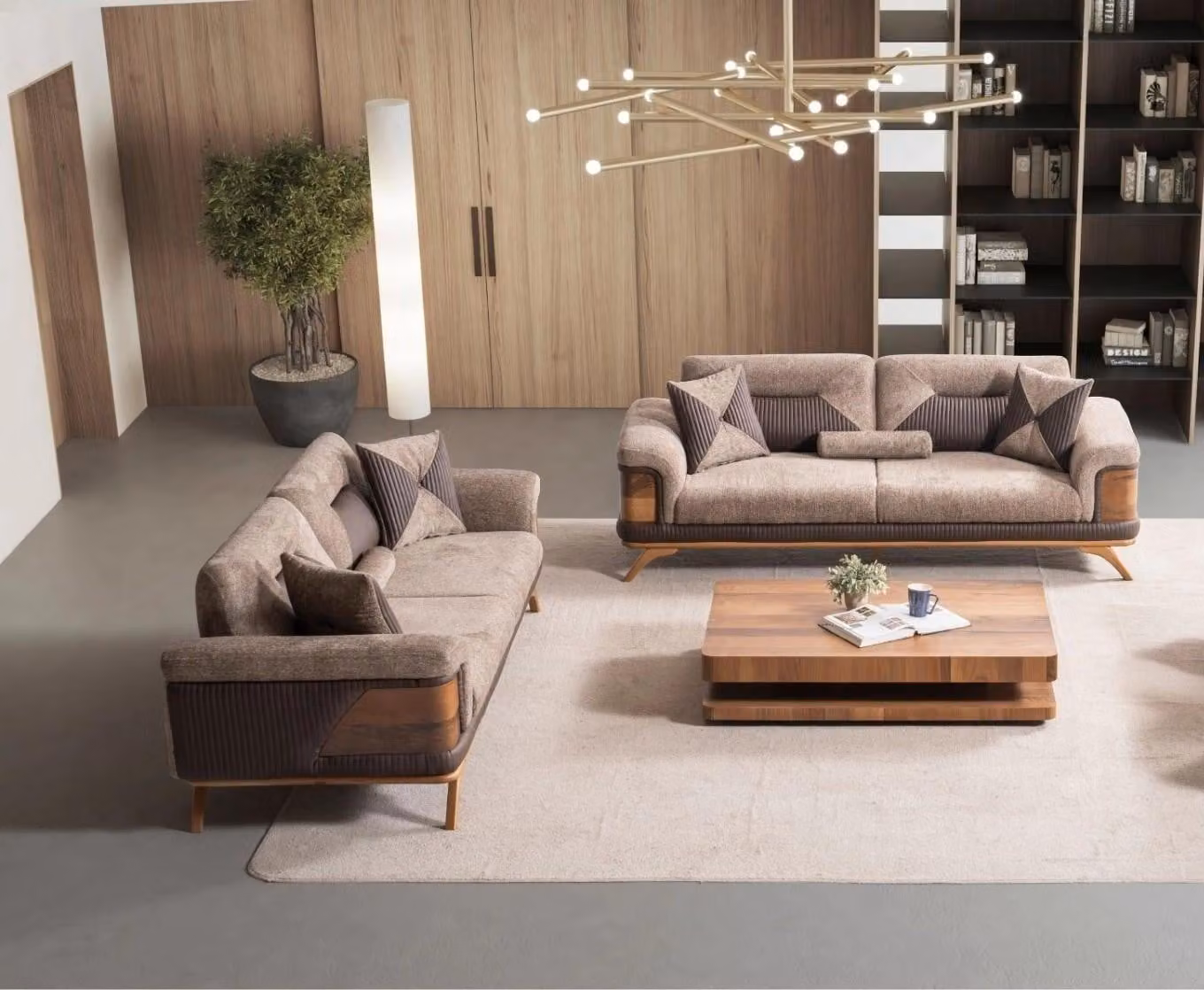 Wohnzimmer Set (Sofagarnitur 3+3) – Schickes Design für Ihr Wohnzimmer.