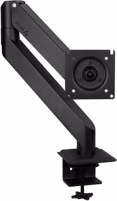 Sostegno monitor ergonomico con gaslift nero