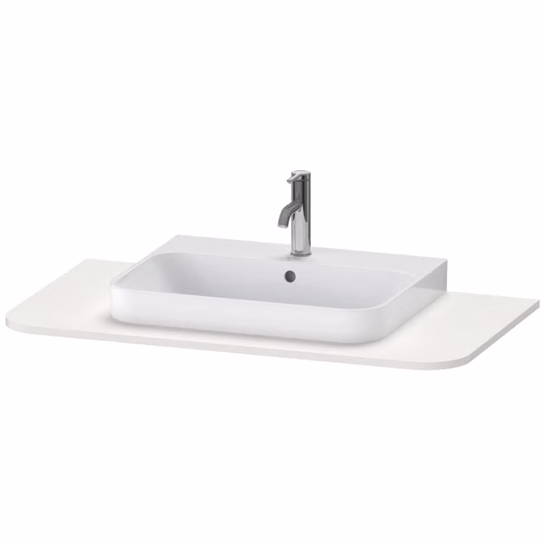 Console Duravit Happy D.2 Plus, 1000x550 mm, 1 découpe, pour meuble sous-lavabo HP4941, HP4961, HP4971, HP031E03939, HP031E03939