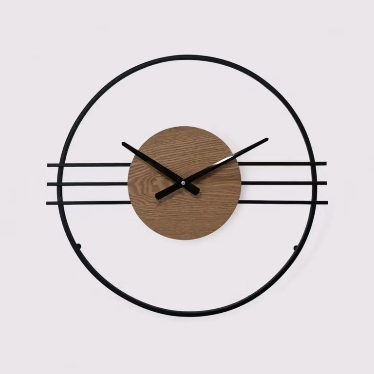 Withania - Orologio da parete grande bicolore