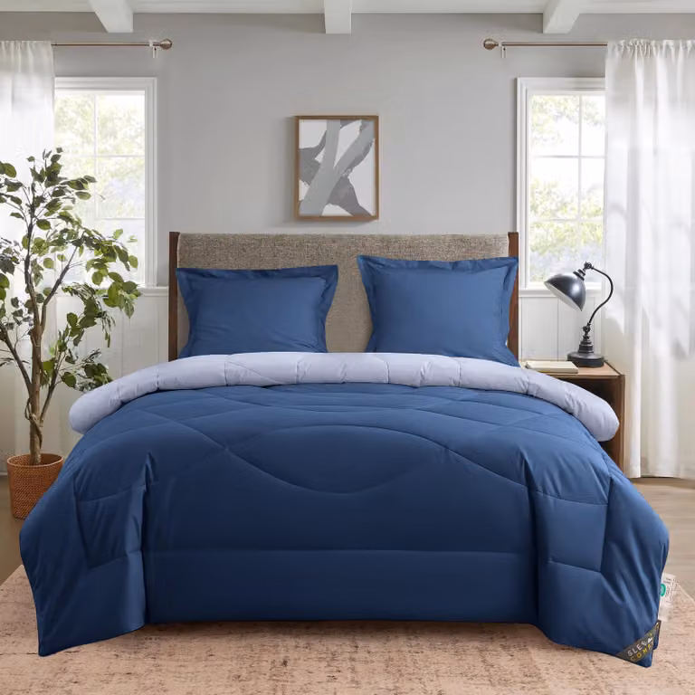 Solidchoice - Coperta per tutte le stagioni, 140 x 200 cm, con imbottitura ipoallergenica