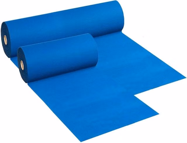 Passatoia in moquette blu EMMEVI antiscivolo in polipropilene L: 100 cm, P: 3000 cm