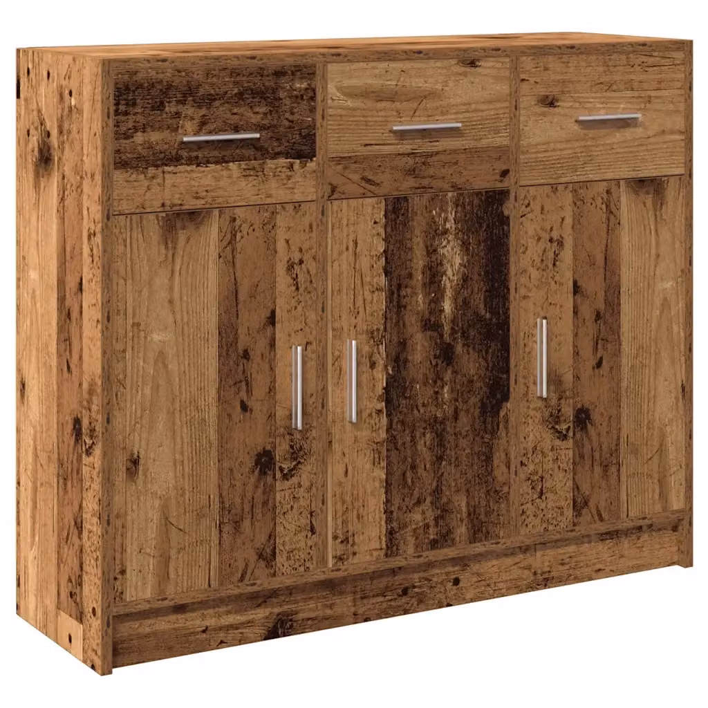 Credenza Buffet da Cucina Design Mania in Legno Marrone con Finitura Opaca L: 91 cm, P: 28 cm, H: 75 cm – 2