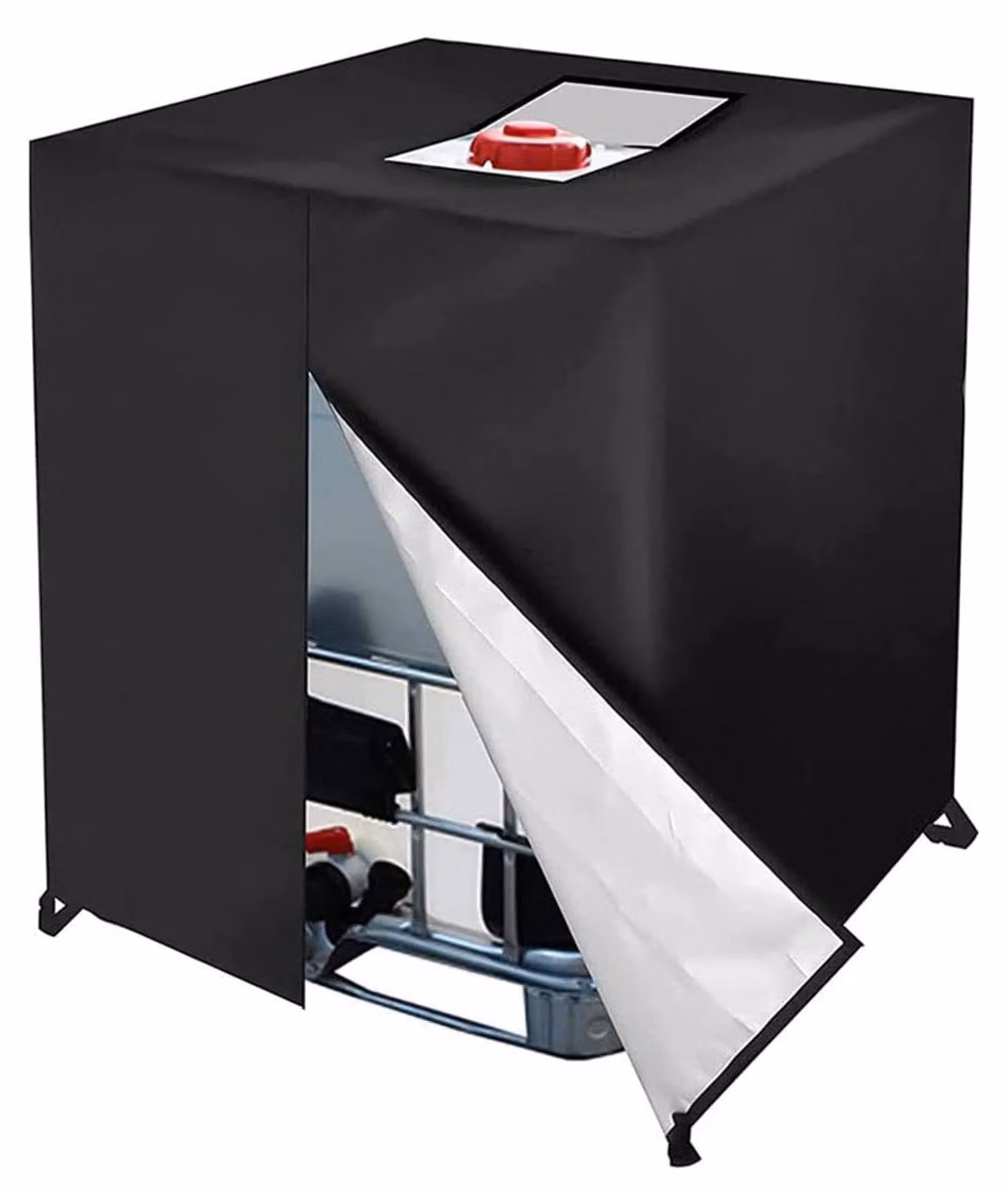 Copertura per serbatoio IBC da 1000 litri - Impermeabile e antipolvere - Modello ZWQ-PT-20240831G11