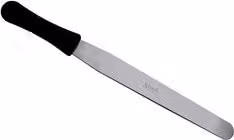 Spatola da cucina flessibile Salvinelli in acciaio inox e nero L: 21 cm, L: 4 cm