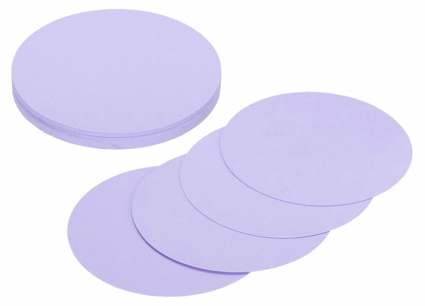 24 cerchi di cartone, diametro 7,5 cm, color lavanda chiaro, articoli per hobby e creatività