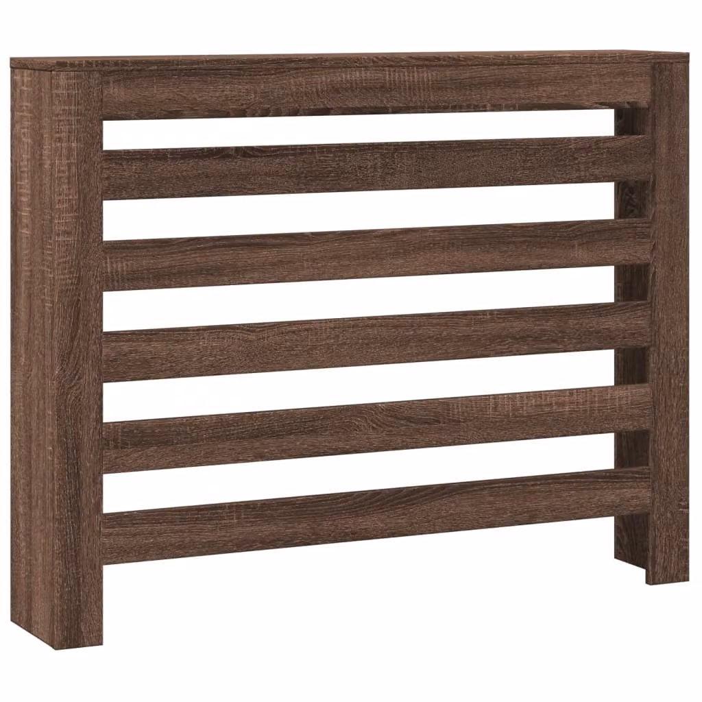 Copertura Termosifone Rovere Marrone 104x20x82cm in Multistrato