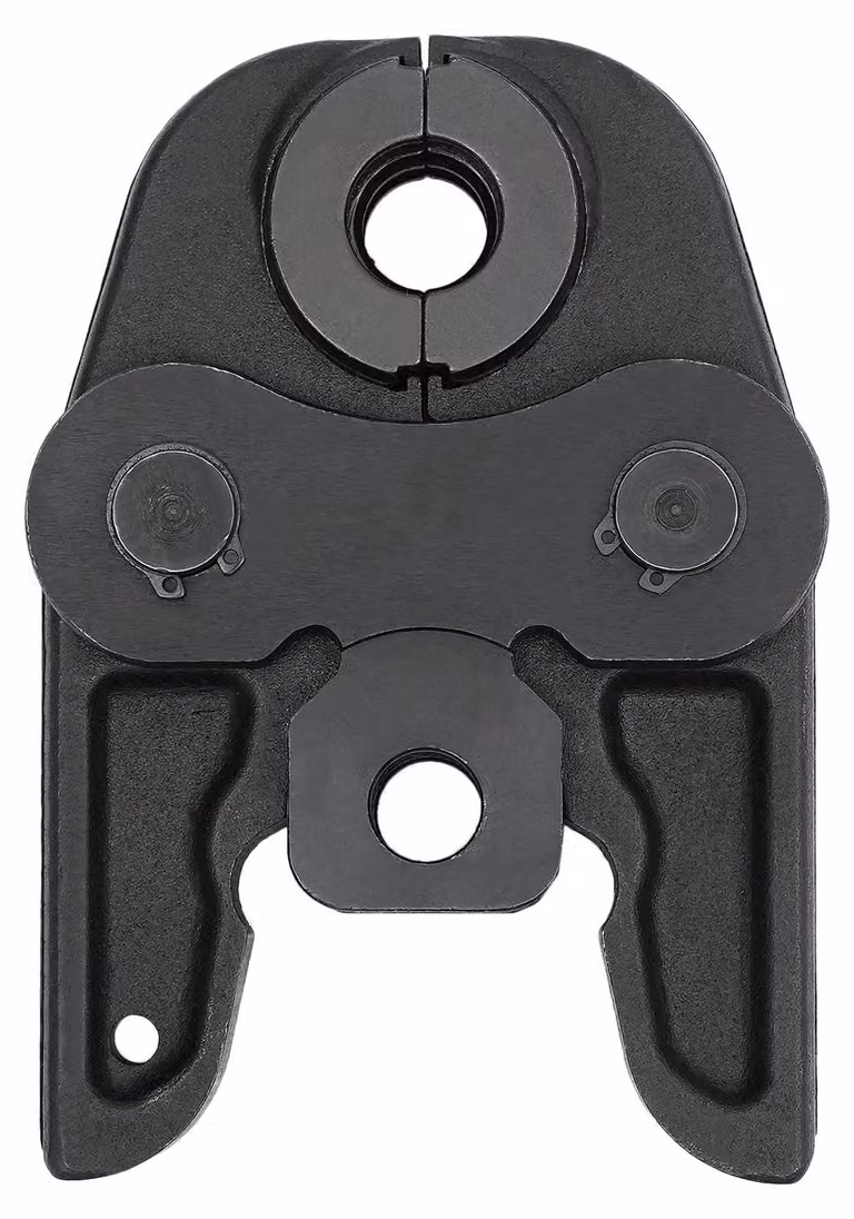 Strumento per crimpare tubi, acciaio temprato, design leggero, colore nero