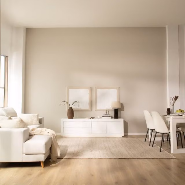 Mobile TV Sisal Banak in legno laccato bianco per soggiorno, stile moderno, larghezza: 200 cm