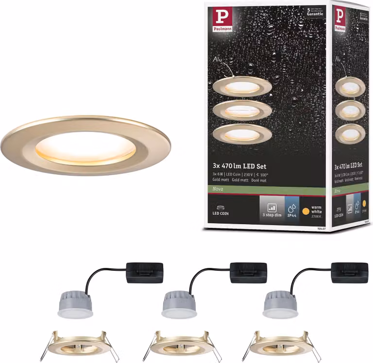 Paulmann Luce da incasso LED Nova basic set rigido