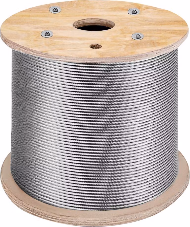 Fune metallica in acciaio inox 316 3/16" 1x19 su bobina da 1000 piedi - cavo di