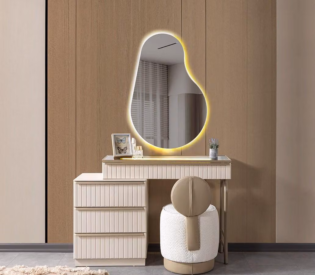 Comodino, stile moderno, colore bianco, pratico, confortevole, per la camera da letto, nuovo