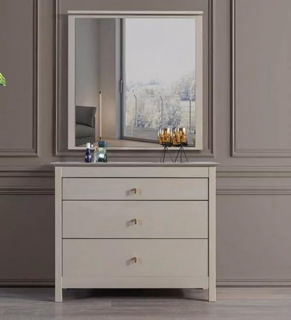 Anrichte mit Spiegel Kommode Sideboard Kommoden Flurkommode Sideboard 2tlg