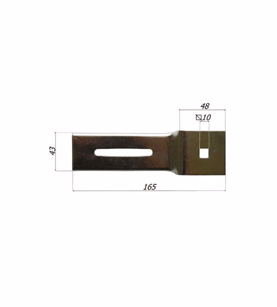 Supporto Motore Elettrico Avvolgibili Mm 165X43