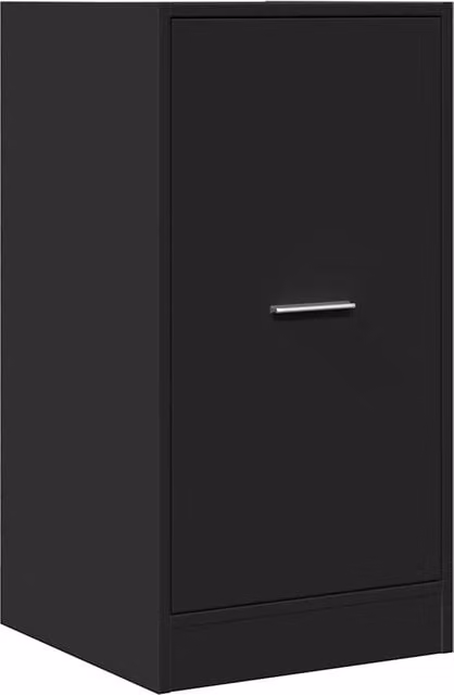 Mobiletto da farmacia multifunzionale HELLOSHOP26 nero con design classico, sospeso, in legno composito e metallo, L: 40 cm, P: 41 cm, H: 77,5 cm