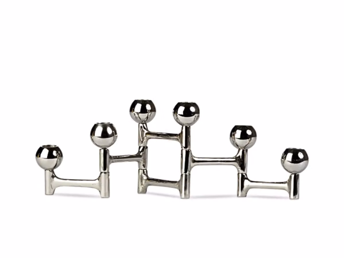 Folding Candelabro Pieghevole - Argento