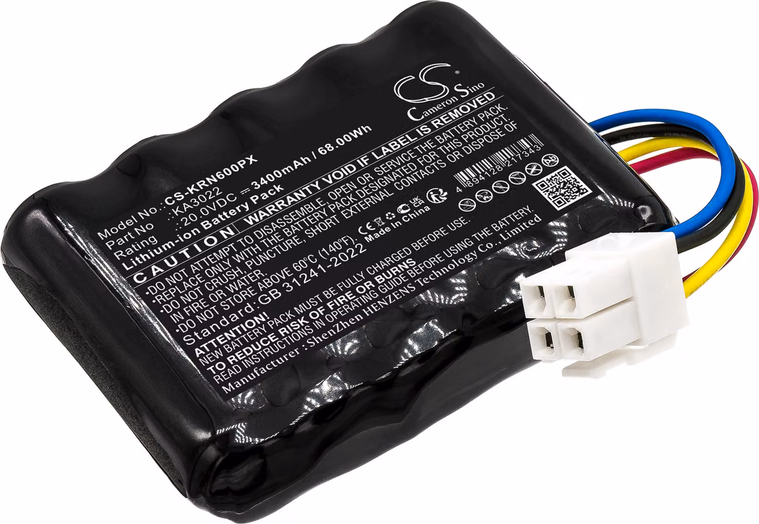 TECHTEK Batteria compatibile con [Kress] Mission, Mission KR100 Nano, Mission KR101E Nano, Mission Nano 600 KR101E, Mission Nano 600KR101E sostituisc