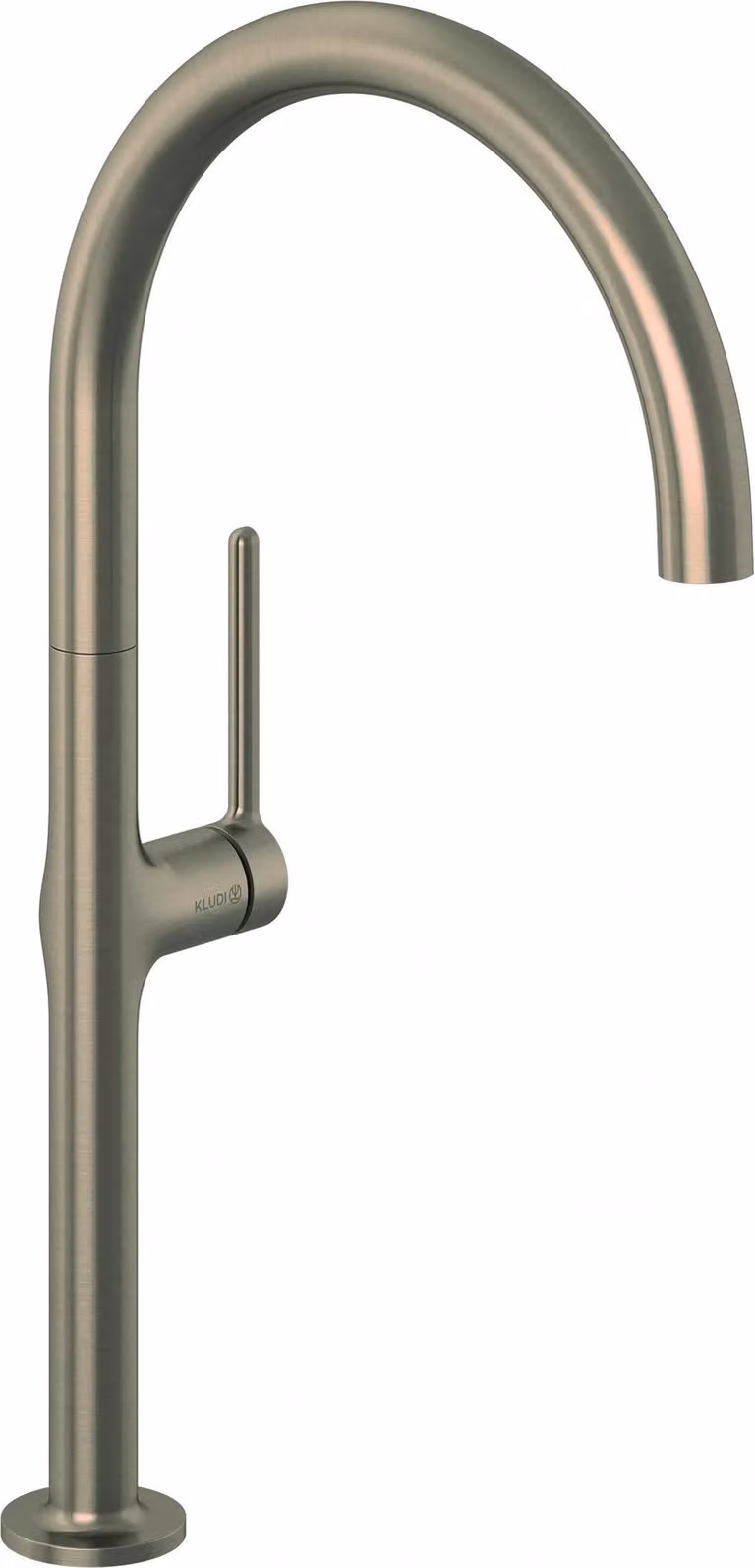 Kludi REEF, miscelatore monocomando per lavello, comando laterale, bronzo spazzolato, 1 pz.
