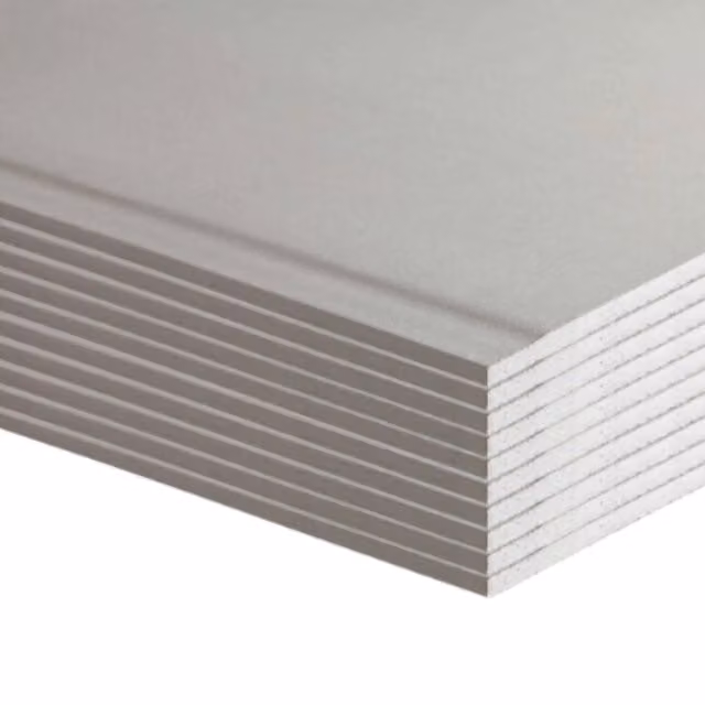 Lastre di cartongesso per rivestimenti Fortunato bianche, confezione da 10 pezzi, L 120 cm x P 200 cm, spessore 9,5 mm