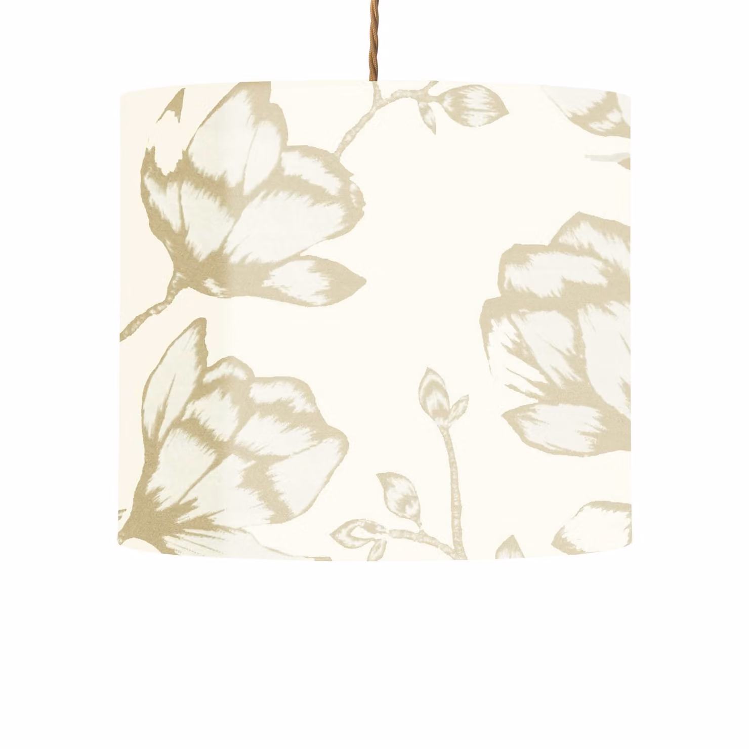 EBB & FLOW Lampada a sospensione Lustica, dimmerabile, Crema / Ambra, Soggiorno / Sala da pranzo, Tessuto / Stoffa / Seta, Design, Lampada a sospensione