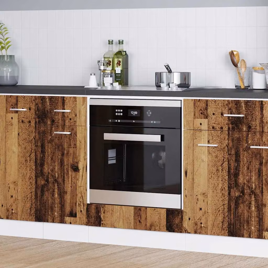 Armadio pensile da cucina moderno vidaXL in legno ingegnerizzato marrone con ante a battente L 60,0 cm x P 16,15 cm x H 46,0 cm