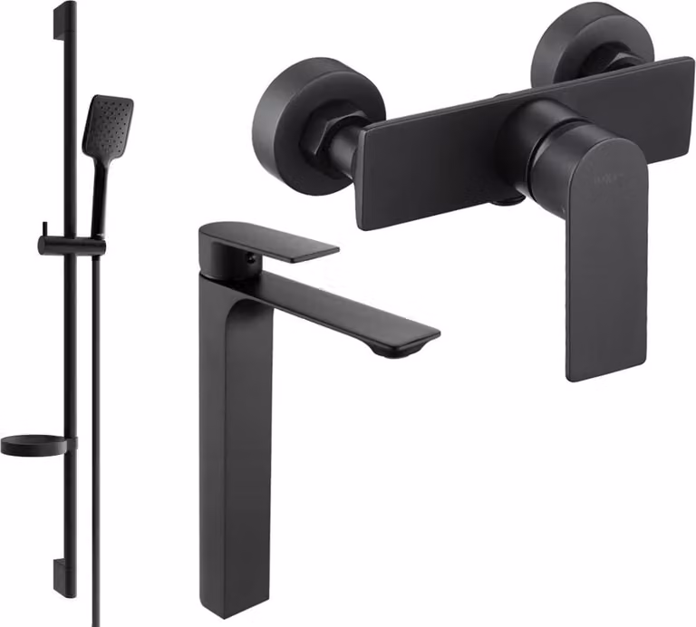 Mexen Alexa DS62 set doccia, nero - 71214DS62-70