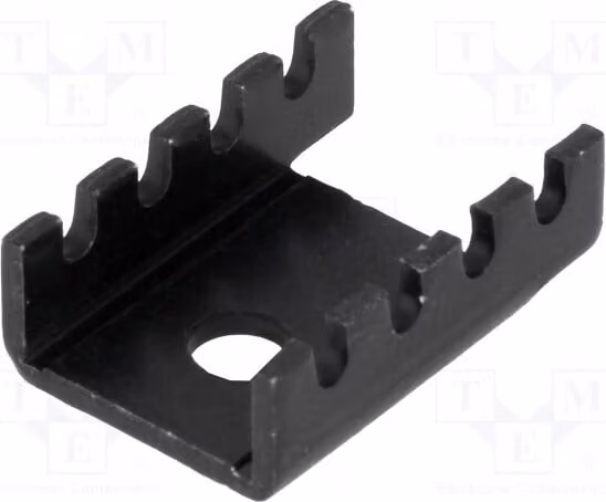 5 radiatori: pressati, colore nero, lunghezza: 19,05 mm, modello TO202, larghezza: 13,21 mm, modello D03A
