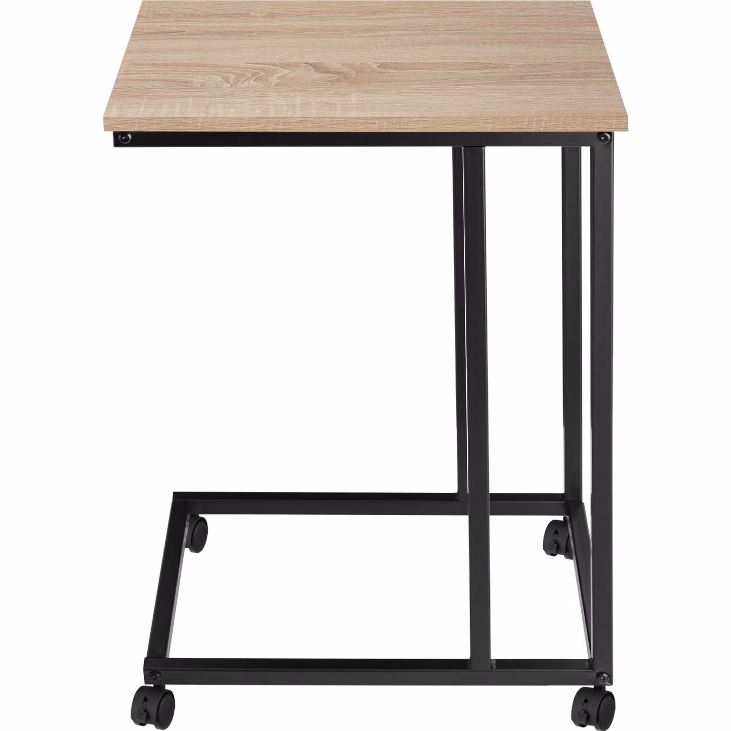 Tavolino da soggiorno industriale TecTake in legno rovere e metallo, L/P/H: 48 x 35 x 70 cm – 2