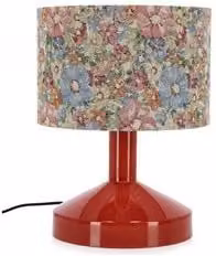 Lampada da tavolo Bizzotto MALDHA in ceramica rossa e multicolore, attacco E27, H 40 cm x L 30 cm