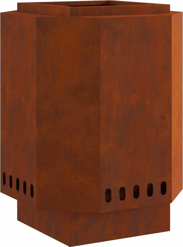Focolare Senza Fumi Marrone 38 x 38 x 51 cm