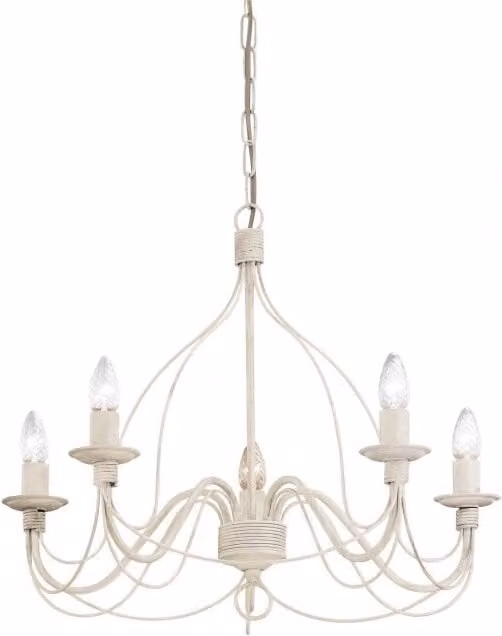 Lampada A Sospensione Corte Sp5 Bianco Ideal-Lux