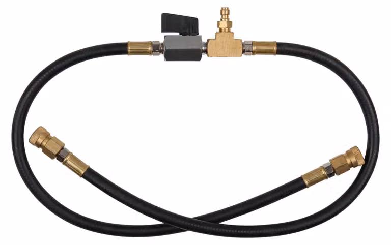 KS TOOLS Tubo di collegamento del manometro con attacco da 1/4" per sistemi EFI Ford - 150.2363