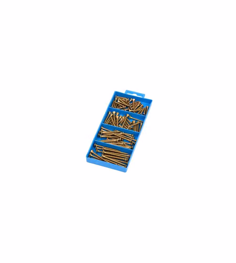 Assortimento Viti Truciolari Ottonate Pz.98